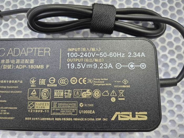 Зарядка для ноутбука Asus 19.5V 9.23A (180W) 6.0x3.7мм с иглой