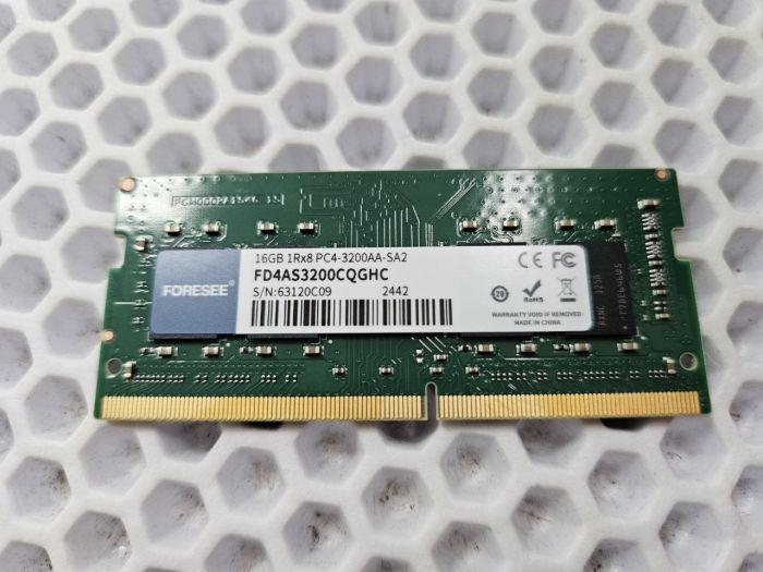 Оперативная память FORESEE ddr4 16gb 3200 fd4as3200cqghc