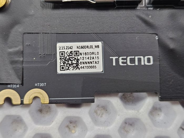 Материнская плата N160DRL01_MB для ноутбука Tecno Megabook K16S 13th