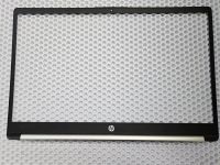 Рамка матрицы для ноутбука HP 15-FC 15-FD 15T-FD 15Z-FC TPN-Q286 N36078-001 черная с серебристой заглушкой
