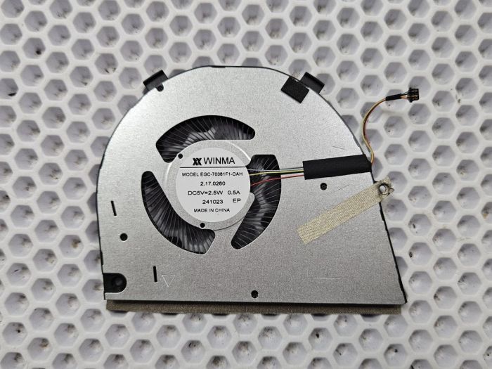 Вентилятор системы охлаждения Winma EGC-70061F1-OAH Tecno Megabook K16S 13th
