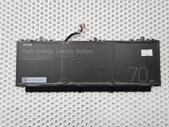 Аккумулятор K16S для Tecno Megabook K16S 13th (нет двух ушек внизу, износ 2%)