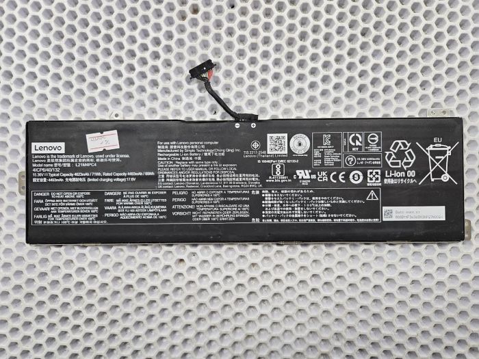 Аккумулятор L21M4PC4 для Lenovo IdeaPad Gaming 3 16IAH7, ориг, бу, износ 1%