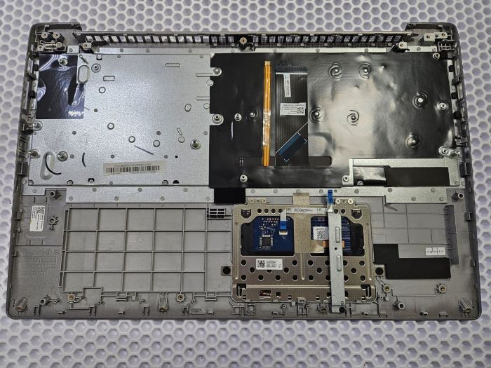 Верхняя часть корпуса (топкейс) для Lenovo 330S-15 с клавиатурой и тачпадом, серый (круглый разъем питания)