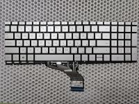 Клавиатура HP Pavilion 15-cs серебро, с подсветкой