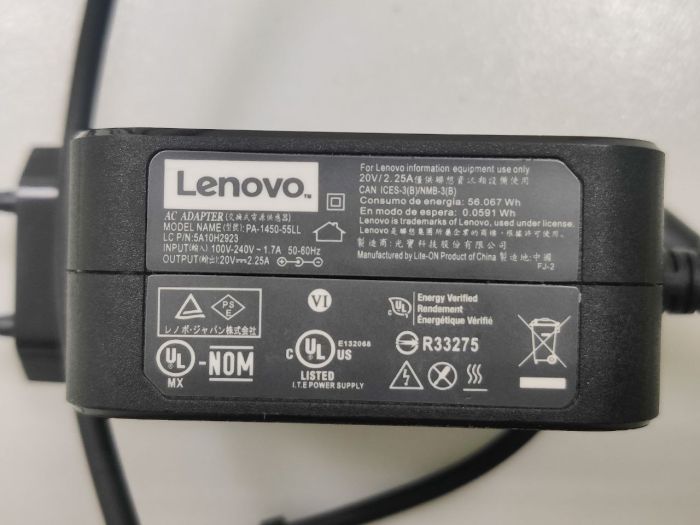 Зарядное устройство для Lenovo 20V 3.25A 65W 4.0х1.7 бу