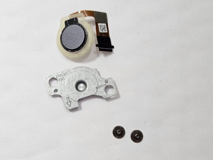 Кнопка включения со сканером отпечатка пальца для Honor Magicbook 15 BBR-WAI9 серая