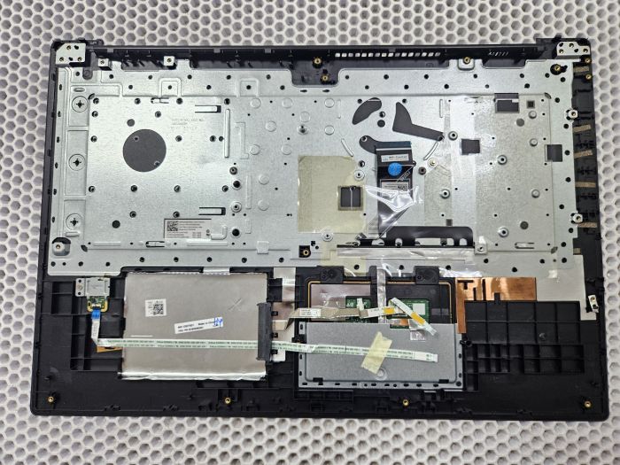 Топкейс Lenovo 320-17 330-17 AP143000700 серый, с клавиатурой, с тачпадом, с шлейфом тачпада, с разъемом HDD, с сканером отпечатка