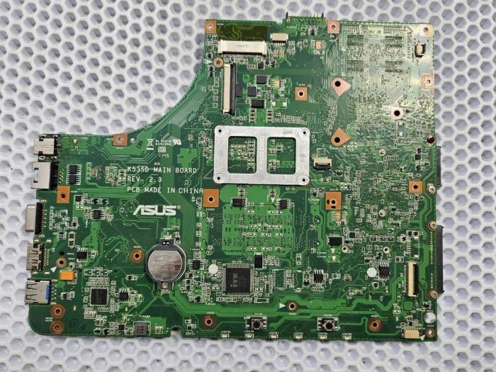 Материнская плата Asus K53SD rev. 2.3 без видеочипа, заменен разъем питания