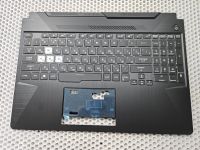 Верхняя часть корпуса(топкейс) с клавиатурой RGB Asus FX506 c решеткой выдува сбоку без тачпада