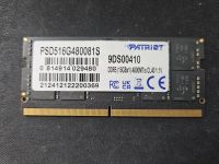 Оперативная память Patriot DDR5, 4800 МГц, 1 x 16 ГБ (PSD516G480081S)