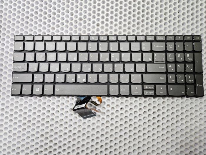 Клавиатура Lenovo IdeaPad S340-15API серая с подсветкой, бу