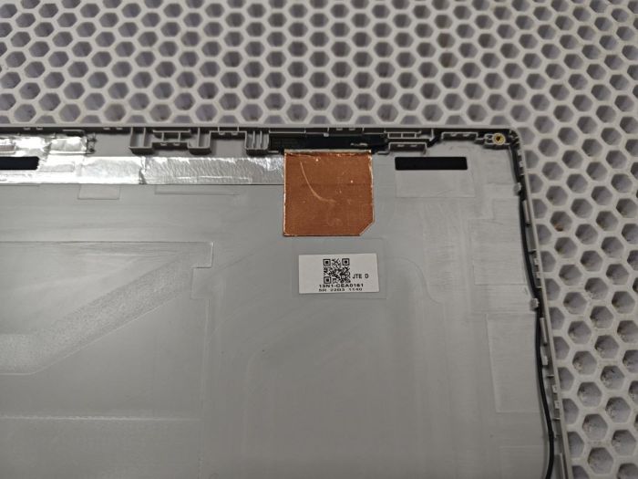 Крышка матрицы Asus x509 X515 серебро