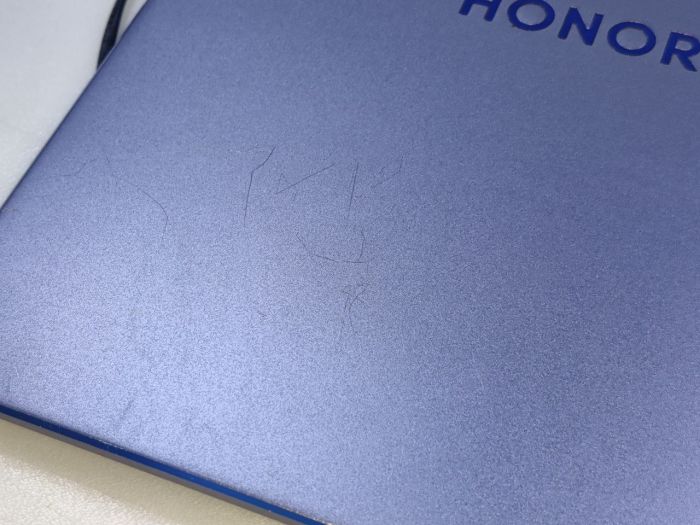 Крышка матрицы для Honor MagicBook 14 NobelK-WAQ9BHNL серая, царапины