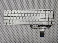 Клавиатура для Asus VivoBook Go 15 X1504 с подсветкой серебристая