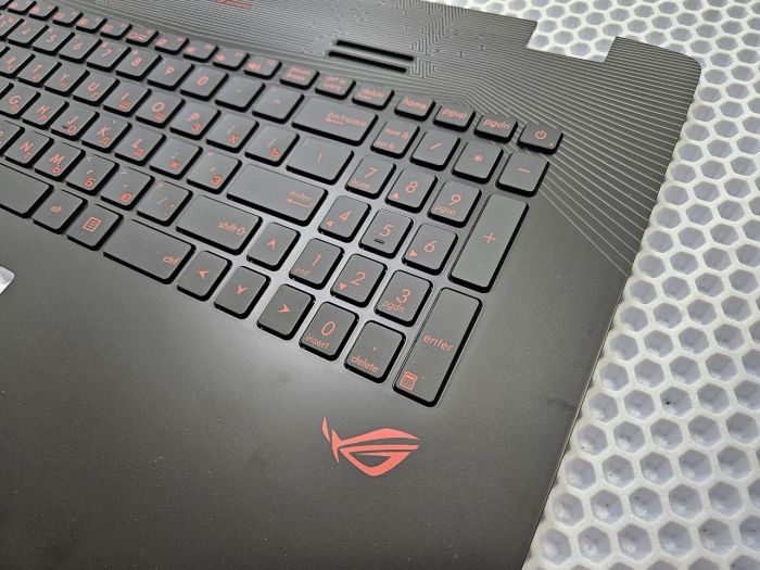 Верхняя часть корпуса (топкейс) ASUS ROG GL752 с клавиатурой