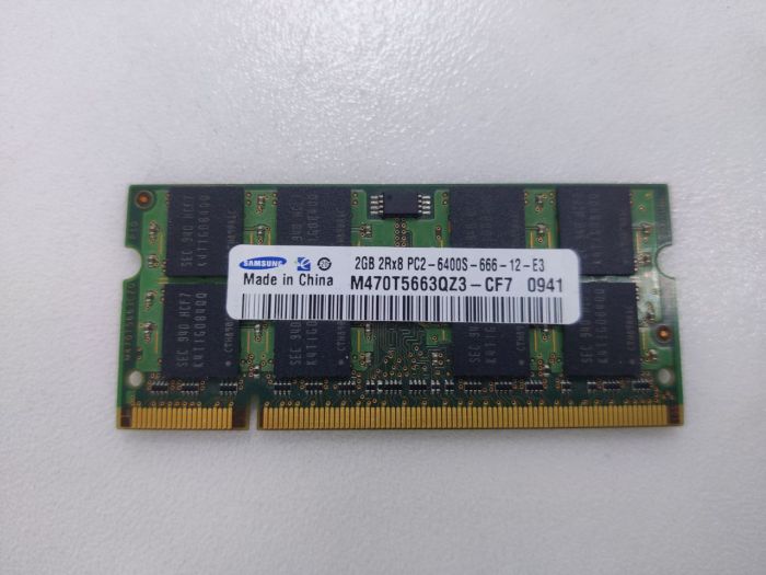 Оперативная память 2Gb Samsung M470T5663QZ3-CF7 DDR2 800 SODIMM