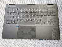 Верхняя часть корпуса (топкейс) с клавиатурой для ноутбука HP OMEN 15-ek 15-EN с подсветкой RGB