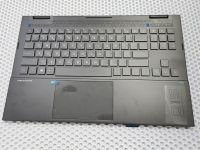 Верхняя часть корпуса (топкейс) с клавиатурой для ноутбука HP OMEN 15-ek 15-EN с белой подсветкой