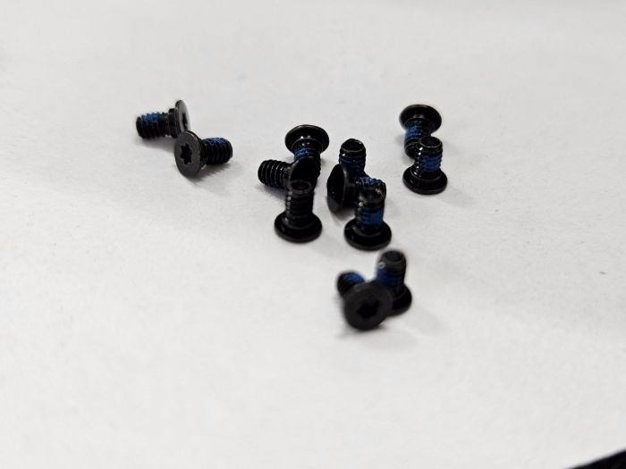 Болты для нижней части корпуса (поддона) Honor Huawei 14/15/16 черные