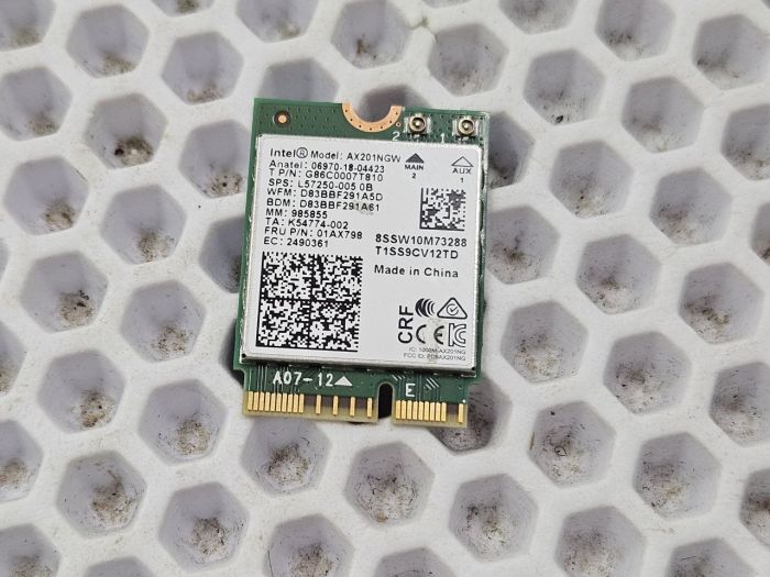 Модуль wi-fi AX201NGW для ноутбука Lenovo 15-IIL