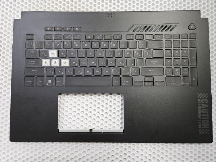 Верхняя часть корпуса (топкейс) для ASUS TUF Gaming F17 FX707 с клавиатурой RGB