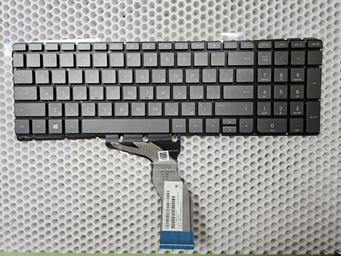 Клавиатура для HP Pavilion 17-ab300 черная с подсветкой