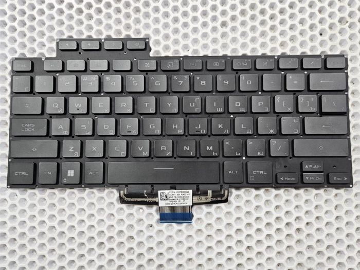 Клавиатура для Asus ROG Zephyrus G15 GA503QC черная с подсветкой