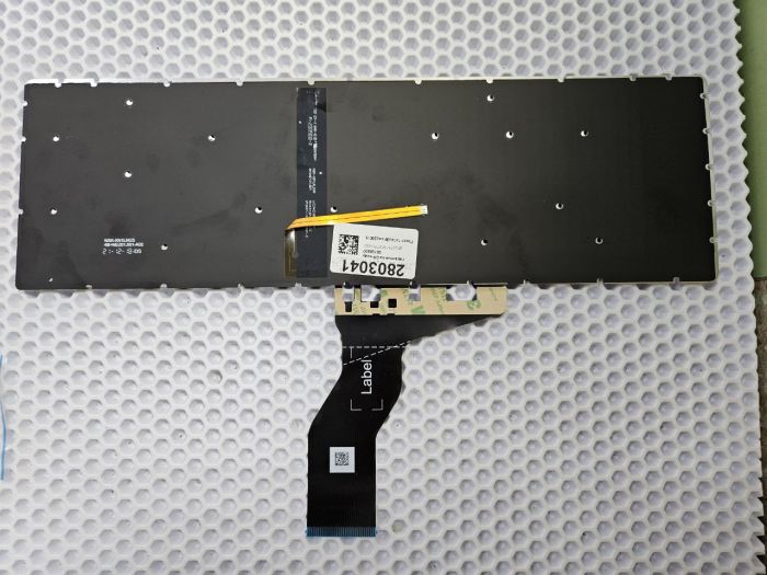 Клавиатура для HP 15s-eq черная с подсветкой