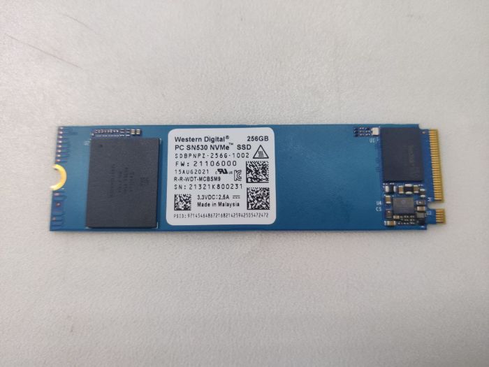 SSD-накопитель M.2 WD SN530 NVMe 256 гб SDBPNPZ-256G-1002  бу