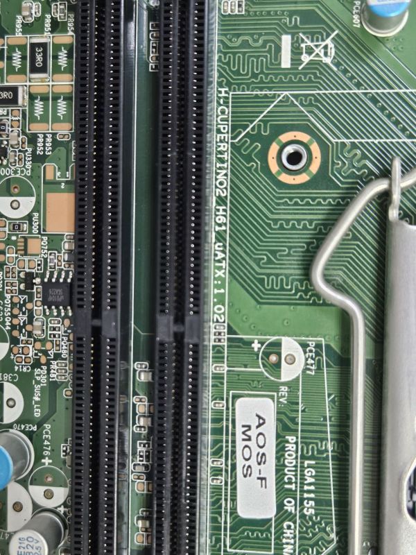 Материнская плата HP H-JOSHUA-H6 H61-Cupertino 696234-001 LGA1155 с процессором Inter Core i3-2120 Материнская плата HP H-JOSHUA-H6 H61-Cupertino 696234-001 LGA1155 с процессором Inter Core i3-2120