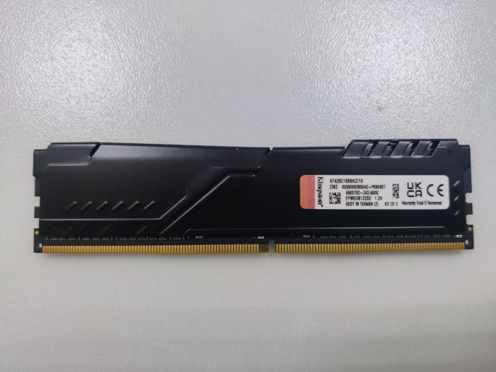 Оперативная память Kingston Fury  Beast Black DDR4 8Gb 2666 MHz DIMM KF426C16BBK2/16