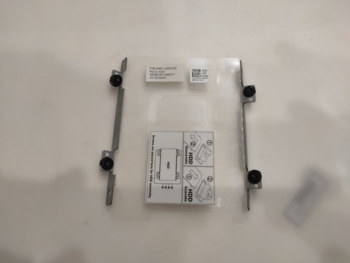Крепление жесткого диска Dell G5 5587 7577 7587 AM21J000300 0WDX0C с резинками и винтами фиксации к корпусу