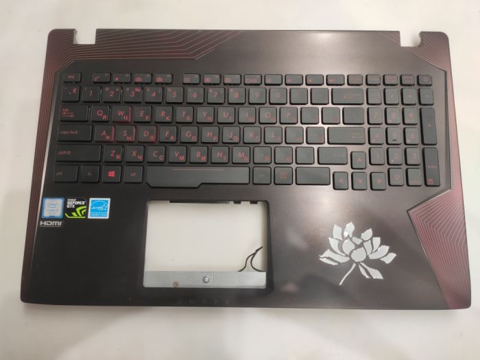 Топкейс Asus GL553VD с клавиатурой, подсветкой V156362ES1, 0KN1-0B3US11, 0KNB0-6674US00