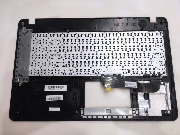 Верхняя часть корпуса (топкейс) серый Asus D541S D541SA X541 13NB0CG1AP0311 11777615-00 без тачпада, с наклейками, клавиатура проверена