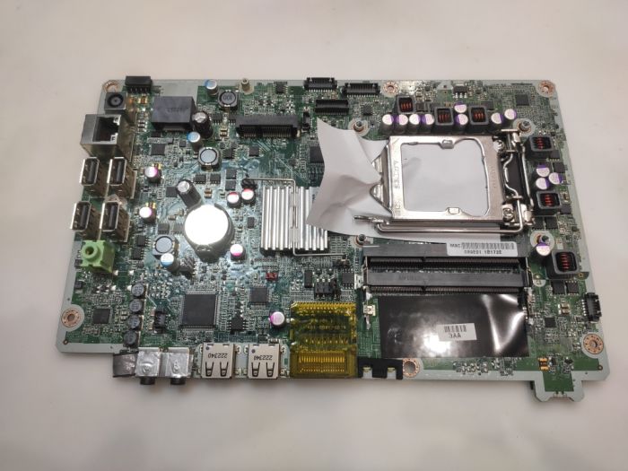 Материнская плата, на запчасти моноблок HP Pro 3420 DA0WJ5MB6F0 rev F неисправна