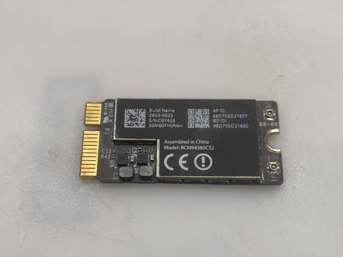 Модуль wi-fi wifi для macbook air 13 a1466 Z653-0023 AP ID 48D705D2167F