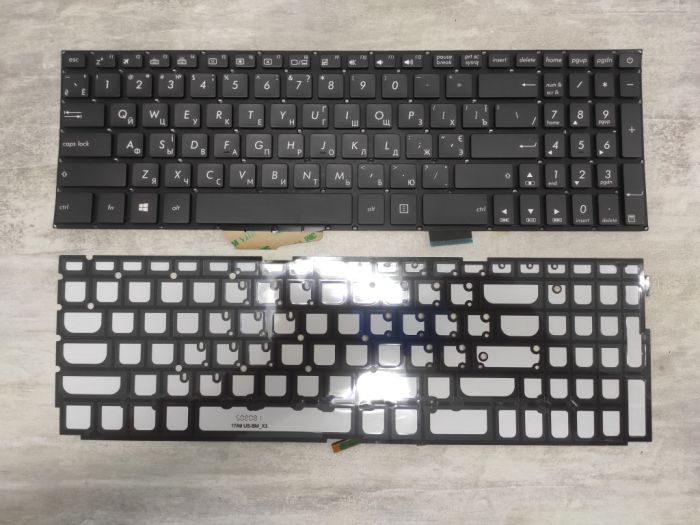 Клавиатура Asus Vivobook X705 с подсветкой 0KN1-2R2UA12 0KN1-2R1RU12 0KNB0-610YRU00 13N1-2FA0211  Asus X705FN, X705FD, X705QA, X705U