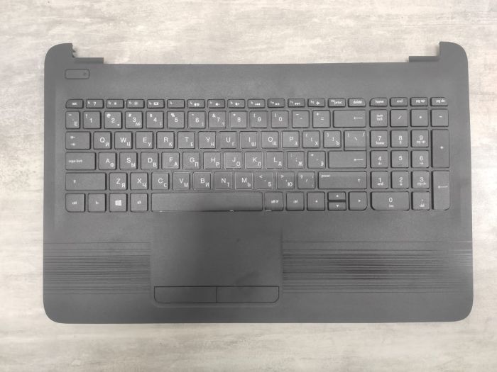 Топкейс для ноутбука с клавиатурой HP 15-AC AF черный новый p/n AP1O2000320  Пластик, цвет чёрный  HP 15-AC, 15-AF, 15-AY, 15-BA, 15-AU, 15-AS, 15-Q, 15Q-AJ, 250 G5 250 G4, 255-G4, 255-G5