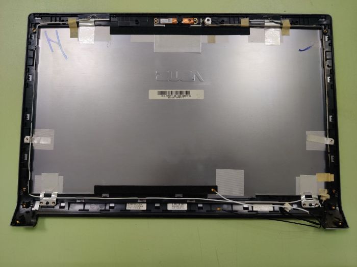 Крышка матрицы Asus N53D N53T 13N0-IMA0711 Металлическая, серая