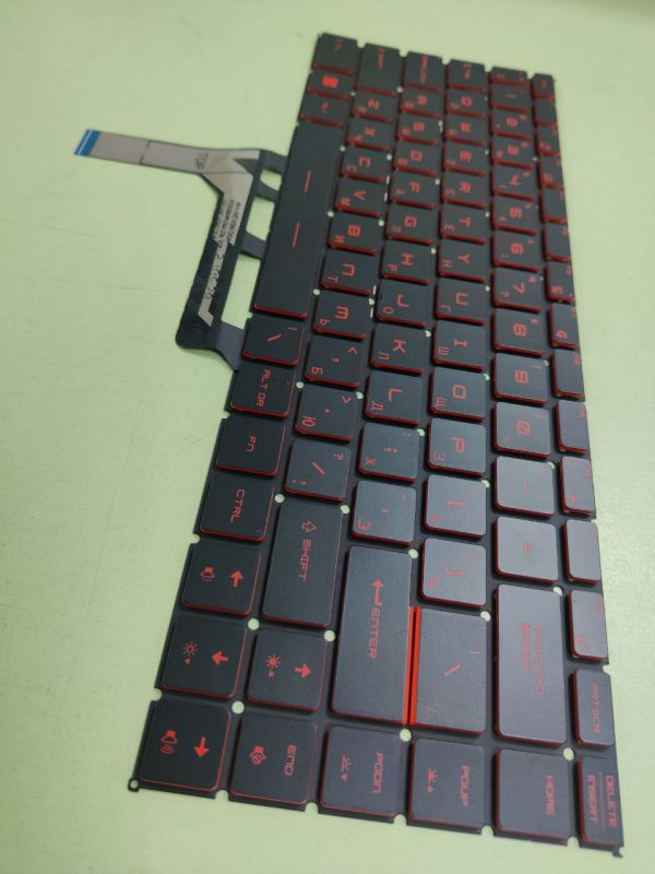 Клавиатура для ноутбука MSI GF63 GF65 GS65 с красной подсветкой