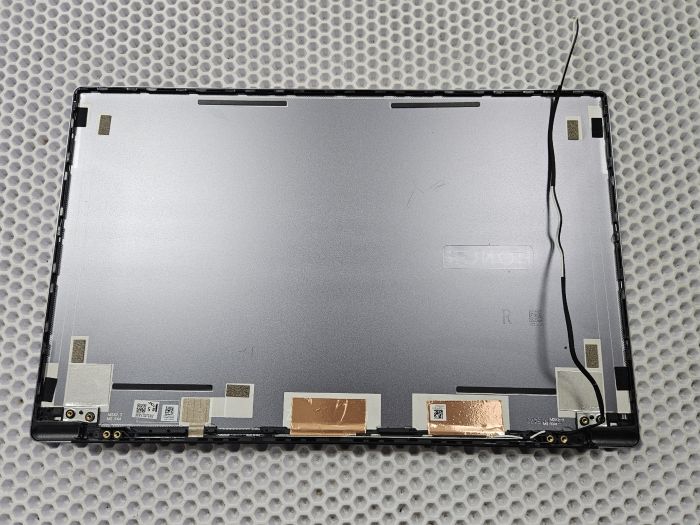 Крышка матрицы Honor MagicBook 15 BMH-WDQ9HN серая с голубой окантовкой (наклейки)