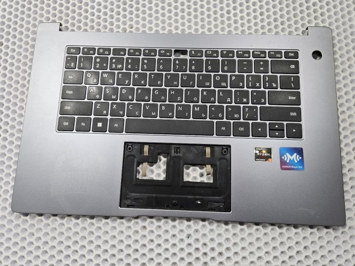 Верхняя часть корпуса (топкейс) с клавиатурой для Honor MagicBook 15 BMH-WDQ9HN серый
