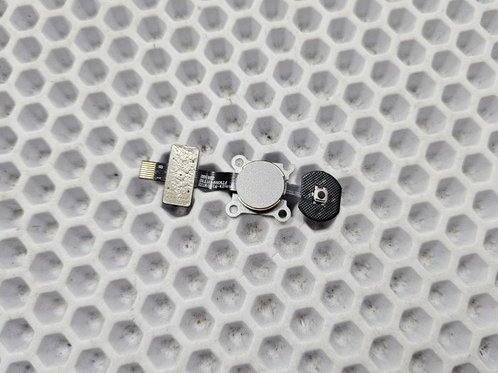 Кнопка включения с сенсором отпечатка пальца для Blackview AceBook 12 серая