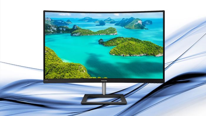 Монитор 24" Philips 241E1SCA/01 изогнутый, FHD, цвет черный