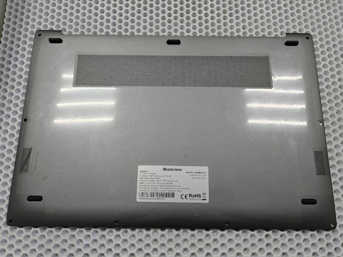 Нижняя часть корпуса (поддон) Blackview AceBook 12 серый, металл