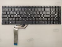 Клавиатура черного цвета, без рамки для ноутбука Asus X542, A542