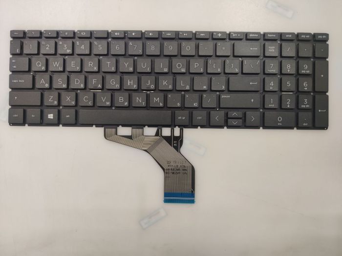 Клавиатура для ноутбука HP 15-da без подсветки, буквы нарисованы, ориг