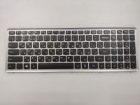 Клавиатура для ноутбука Lenovo P500, Z500 черная (серая рамка)
