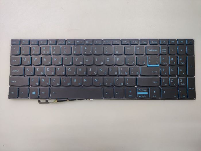 Клавиатура Lenovo L340-15 L340-17 Gaming с подсветкой цвет кнопок синий  SN20T04687  SG-86470-XTA